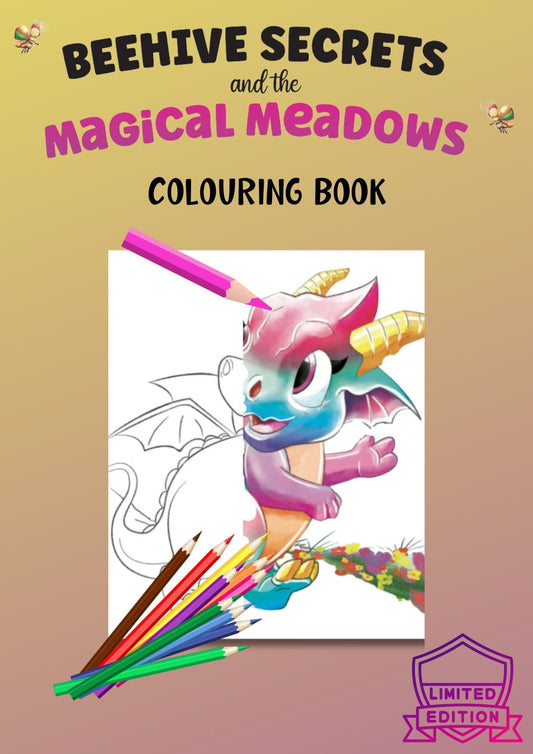 Light Shadow and Ink Children's Books Beehive Secrets - Printable Coloring Book - Limited Edition
