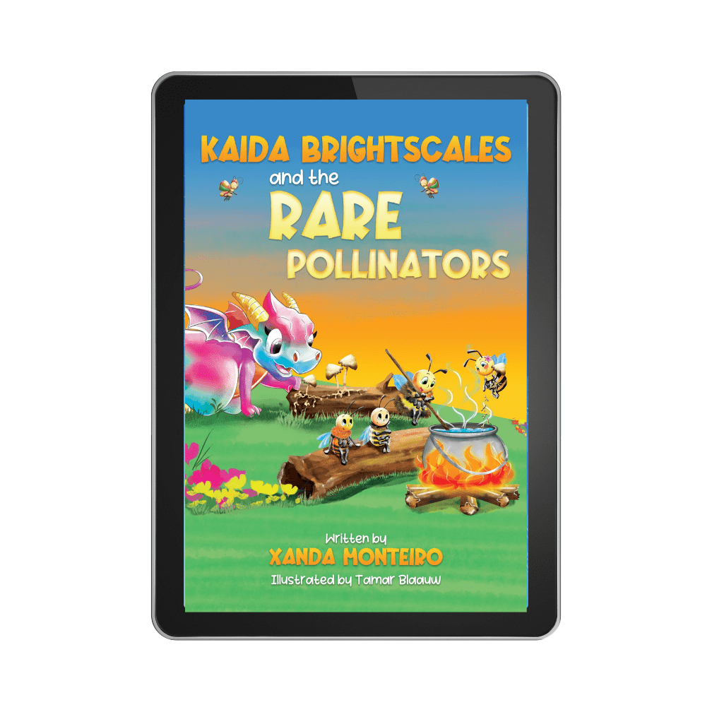 Light Shadow and Ink Children's Books Book E-Book Kaida Brightscales and the  Rare Pollinators - Hardcover