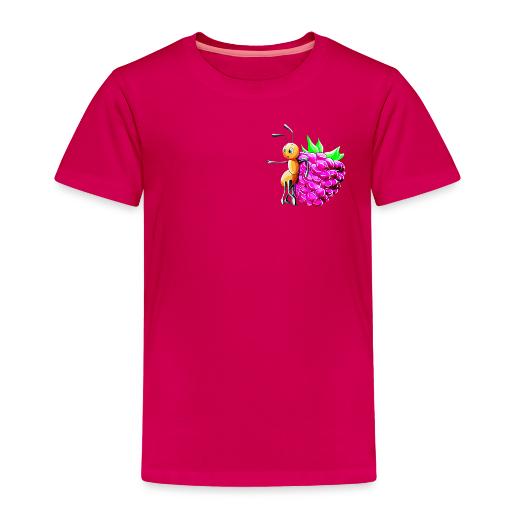 Magical Meadows - Ant and Berry - Kids' Premium T-Shirt - dark pink