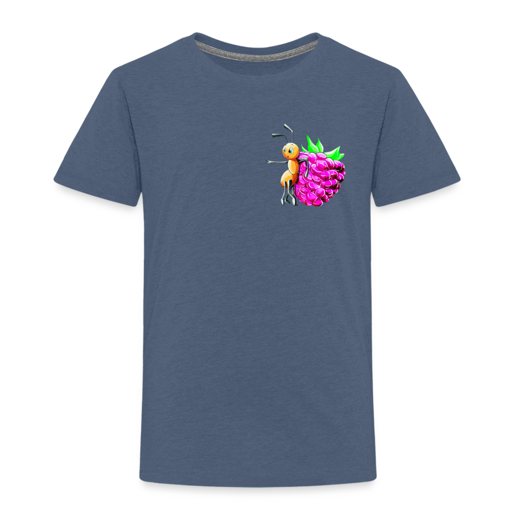 Magical Meadows - Ant and Berry - Kids' Premium T-Shirt - heather blue