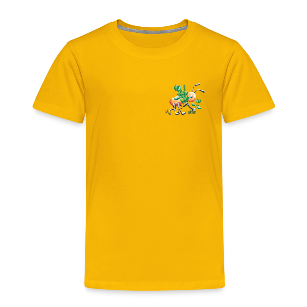 Magical Meadows - Hardworking Ant - Kids' Premium T-Shirt - sun yellow