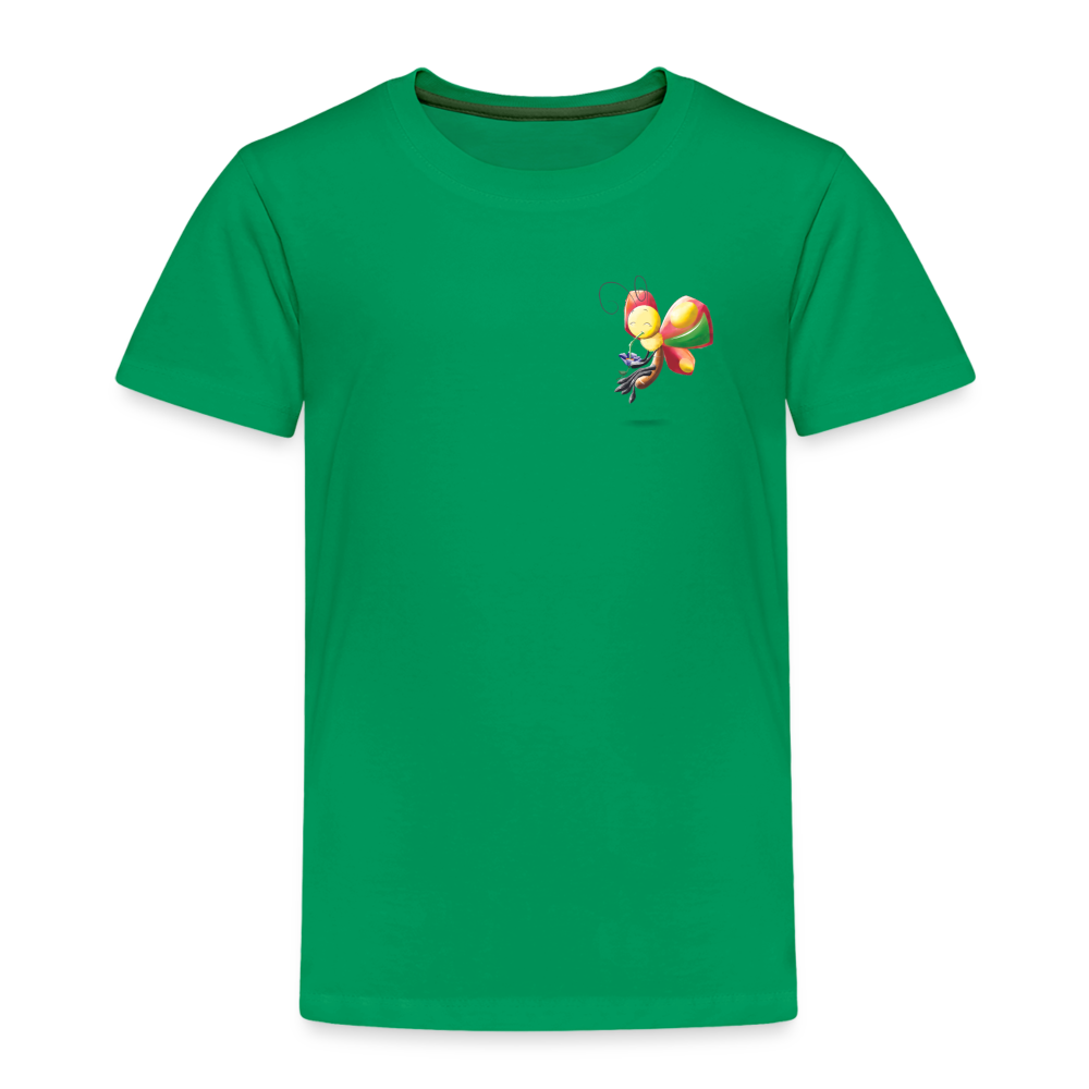 Magical Meadows - Wise Butterfly - Kids' Premium T-Shirt - kelly green