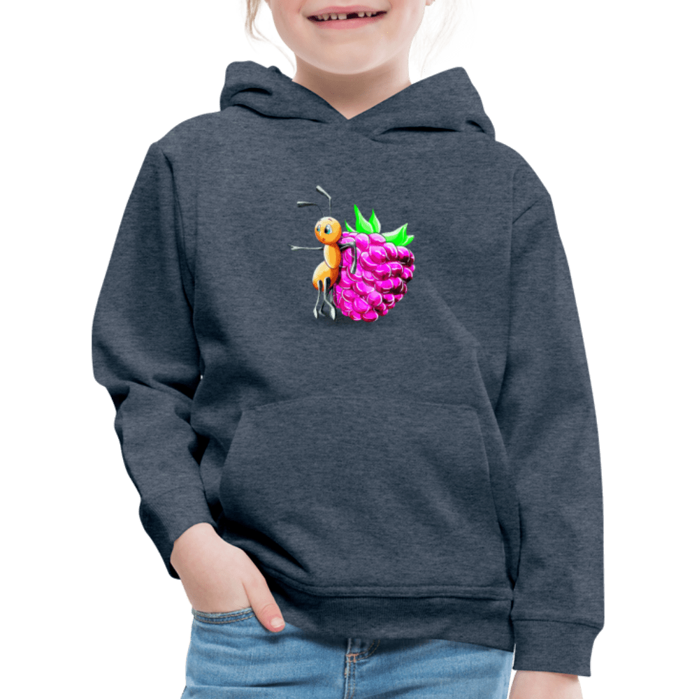 SPOD Kids' Premium Hoodie | Spreadshirt 654 Magical Meadows - Ant and Berry - Kids' Premium Hoodie