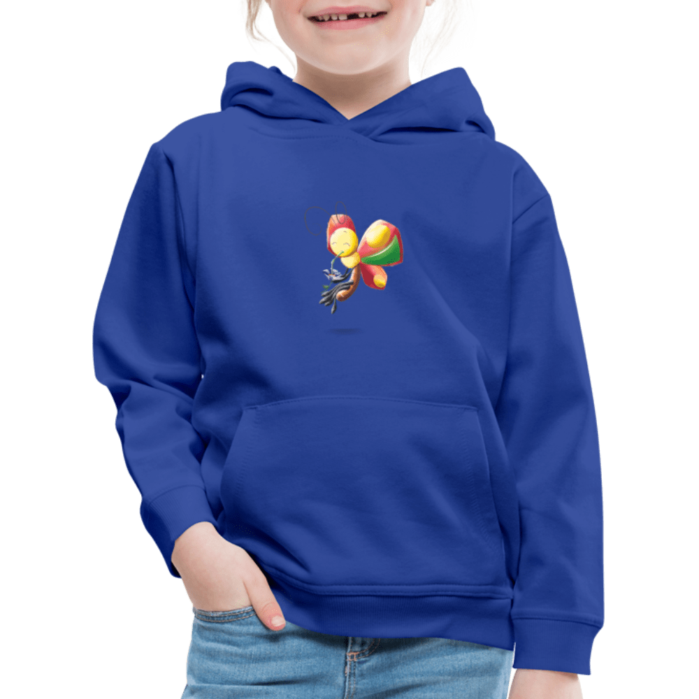 Magical Meadows - Wise Butterfly - Kids' Premium Hoodie - royal blue