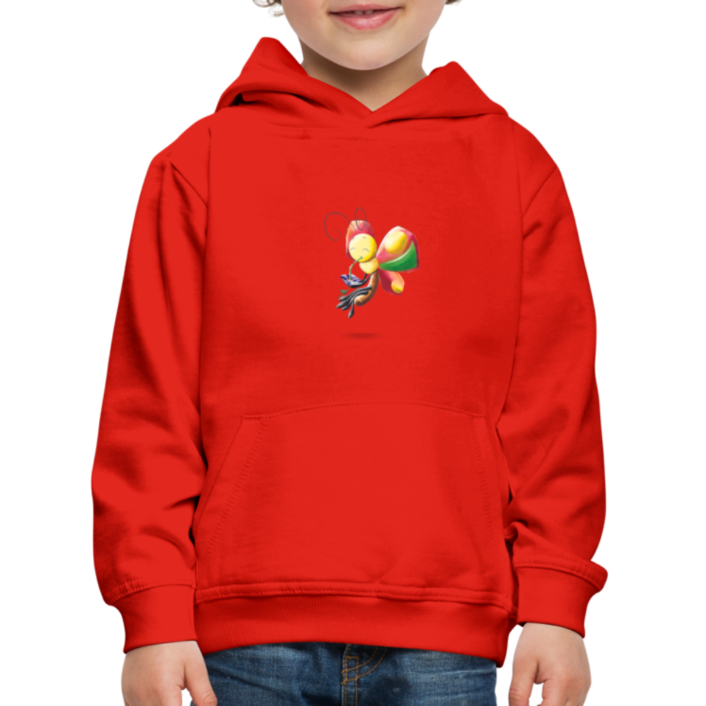 Magical Meadows - Wise Butterfly - Kids' Premium Hoodie - red