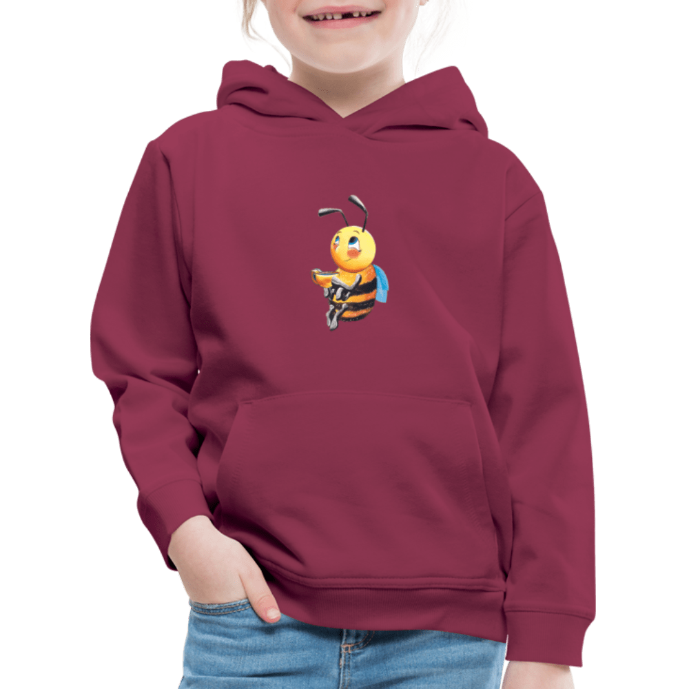 SPOD Kids' Premium Hoodie | Spreadshirt 654 bordeaux / 98/104 (3-4 Years) Magical Meadows - Happy Bella - Kids' Premium Hoodie