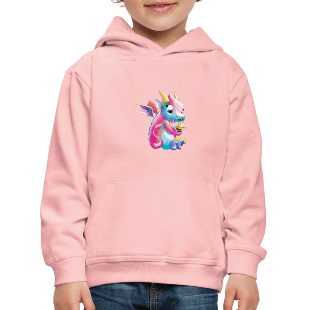 SPOD Kids' Premium Hoodie | Spreadshirt 654 crystal pink / 98/104 (3-4 Years) Magical Meadows - Over There - Kids' Premium Hoodie