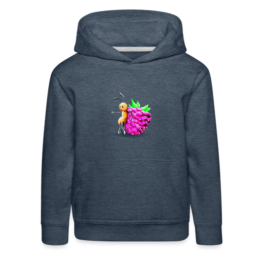 SPOD Kids' Premium Hoodie | Spreadshirt 654 heather denim / 98/104 (3-4 Years) Magical Meadows - Ant and Berry - Kids' Premium Hoodie