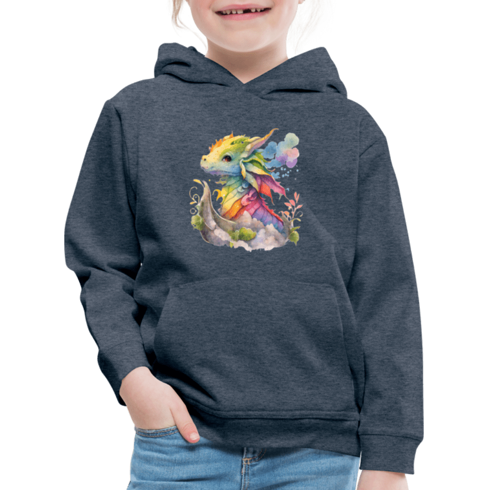 SPOD Kids' Premium Hoodie | Spreadshirt 654 Kaida Brightscale (D3) Kids' Premium Hoodie