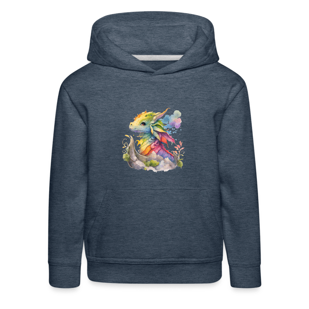 SPOD Kids' Premium Hoodie | Spreadshirt 654 Kaida Brightscale (D3) Kids' Premium Hoodie