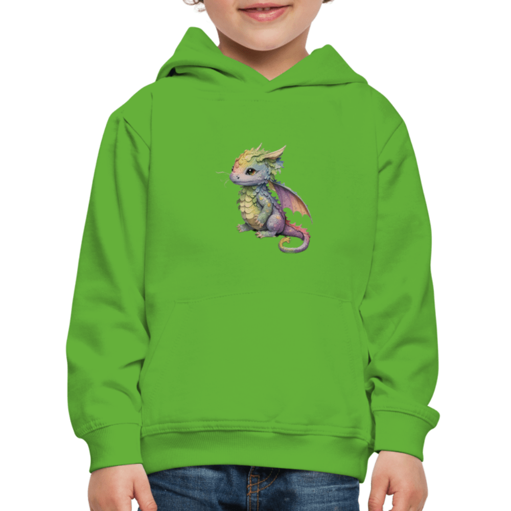 SPOD Kids' Premium Hoodie | Spreadshirt 654 light green / 98/104 (3-4 Years) Kaida Brightscale (D1) Kids' Premium Hoodie