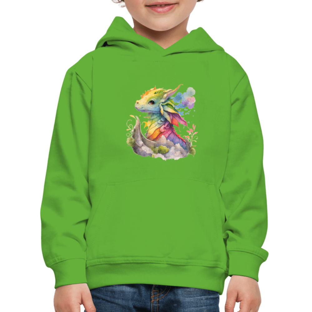 SPOD Kids' Premium Hoodie | Spreadshirt 654 light green / 98/104 (3-4 Years) Kaida Brightscale (D3) Kids' Premium Hoodie