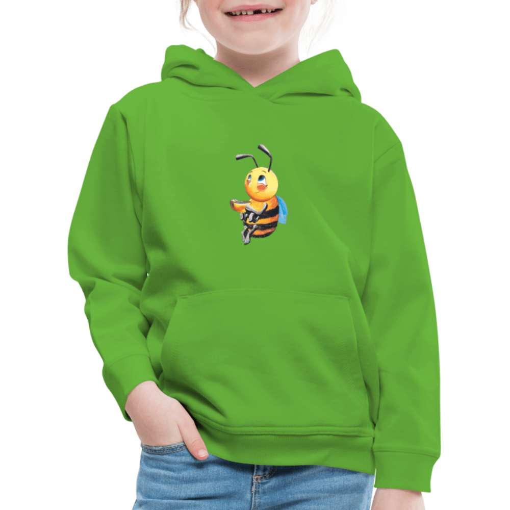 SPOD Kids' Premium Hoodie | Spreadshirt 654 light green / 98/104 (3-4 Years) Magical Meadows - Happy Bella - Kids' Premium Hoodie