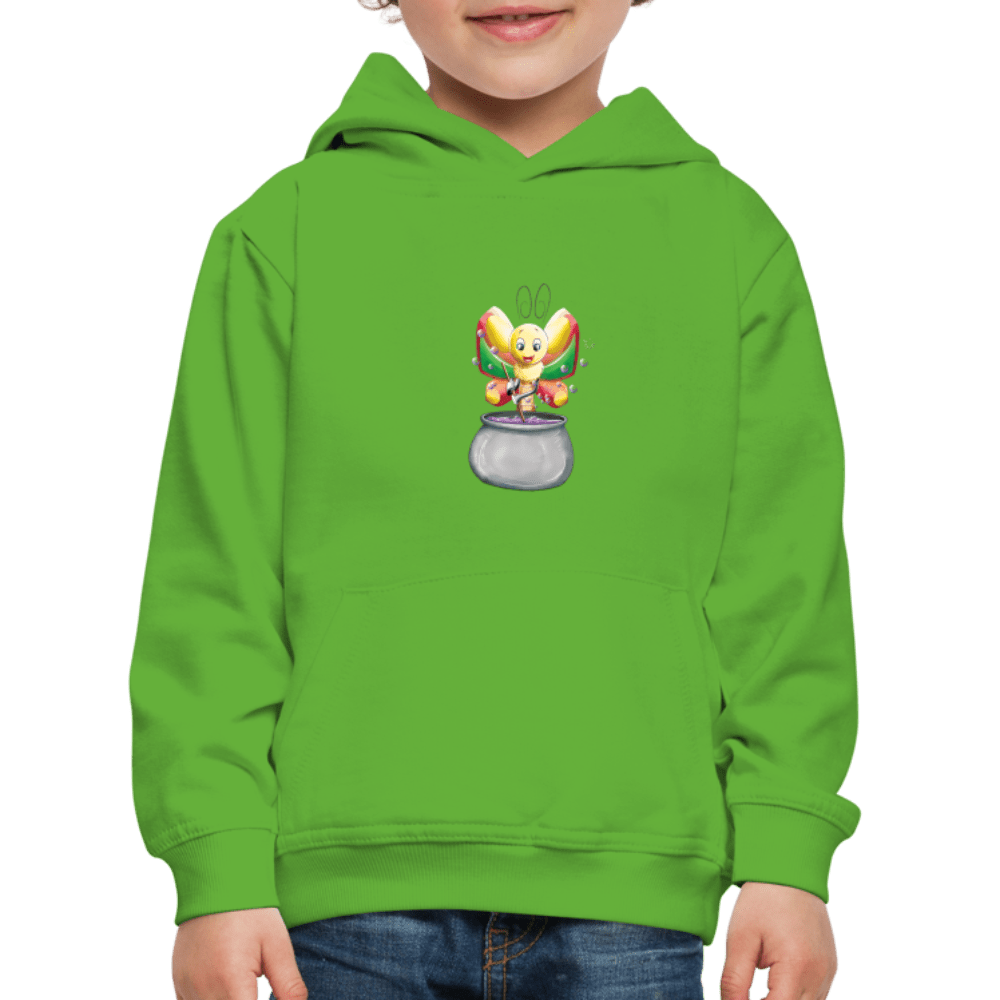SPOD Kids' Premium Hoodie | Spreadshirt 654 Magical Meadows - Magic Butterfly - Kids' Premium Hoodie