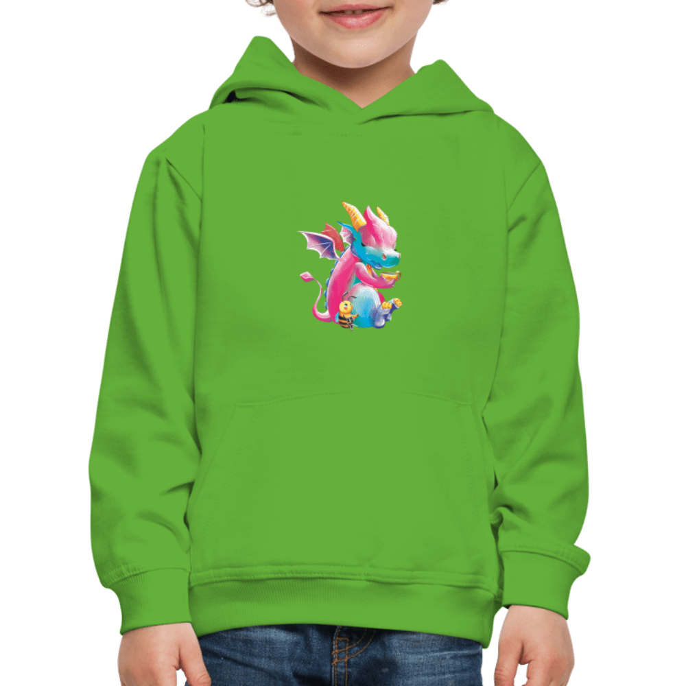 SPOD Kids' Premium Hoodie | Spreadshirt 654 Magical Meadows - Tea Break - Kids' Premium Hoodie