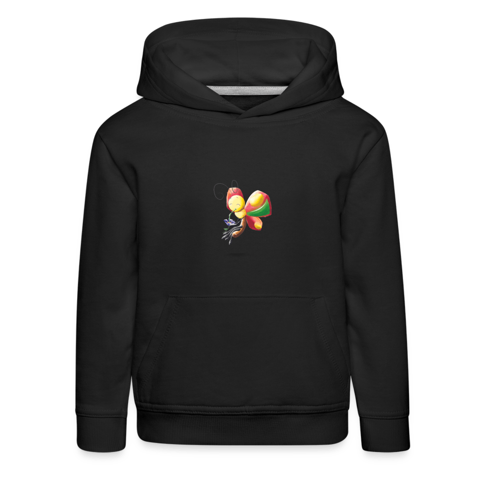 SPOD Kids' Premium Hoodie | Spreadshirt 654 Magical Meadows - Wise Butterfly - Kids' Premium Hoodie