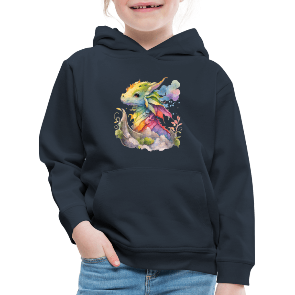 SPOD Kids' Premium Hoodie | Spreadshirt 654 navy / 98/104 (3-4 Years) Kaida Brightscale (D3) Kids' Premium Hoodie