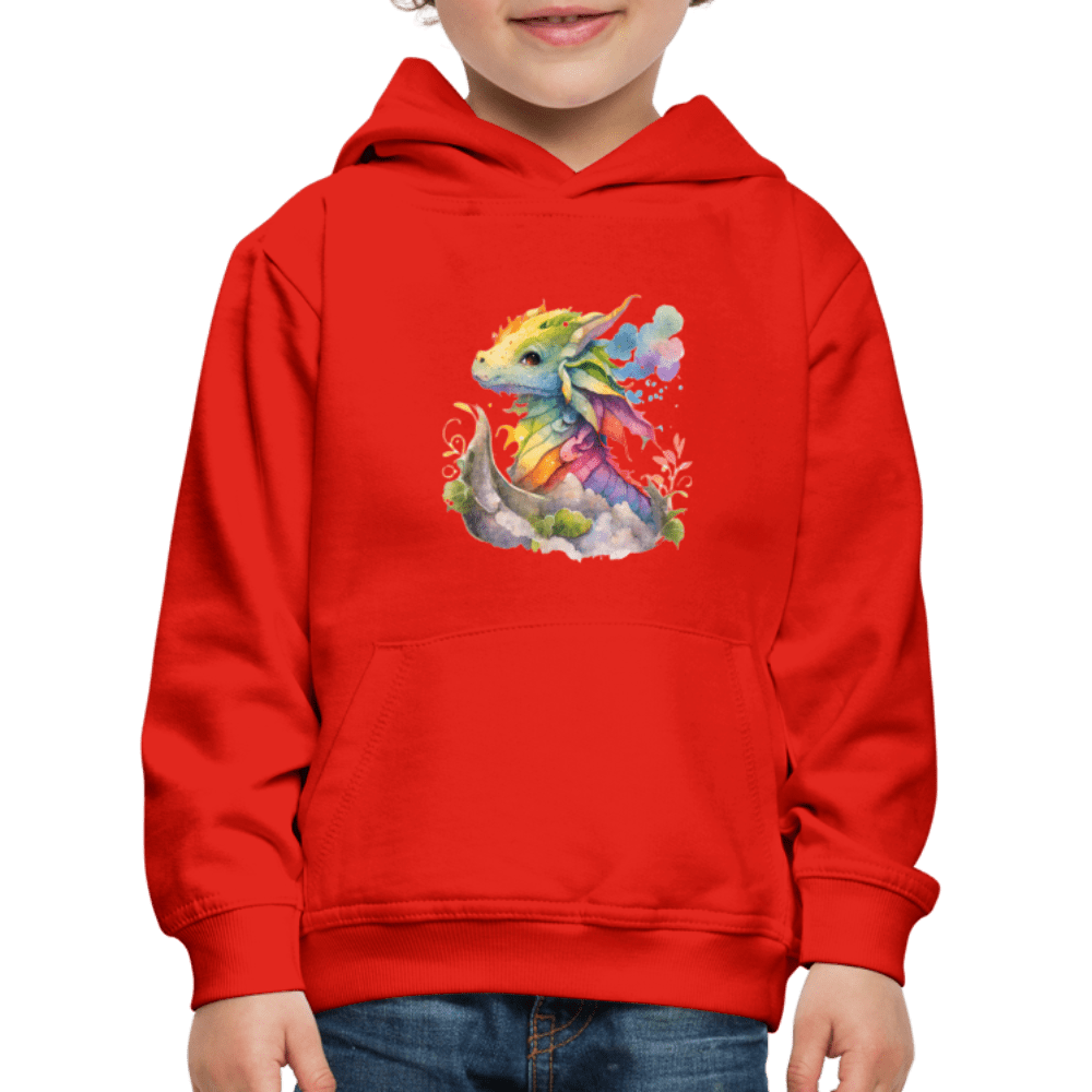 SPOD Kids' Premium Hoodie | Spreadshirt 654 red / 98/104 (3-4 Years) Kaida Brightscale (D3) Kids' Premium Hoodie