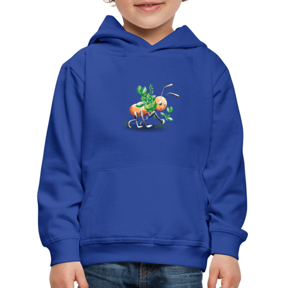 SPOD Kids' Premium Hoodie | Spreadshirt 654 royal blue / 98/104 (3-4 Years) Magical Meadows - Hardworking Ant - Kids' Premium Hoodie