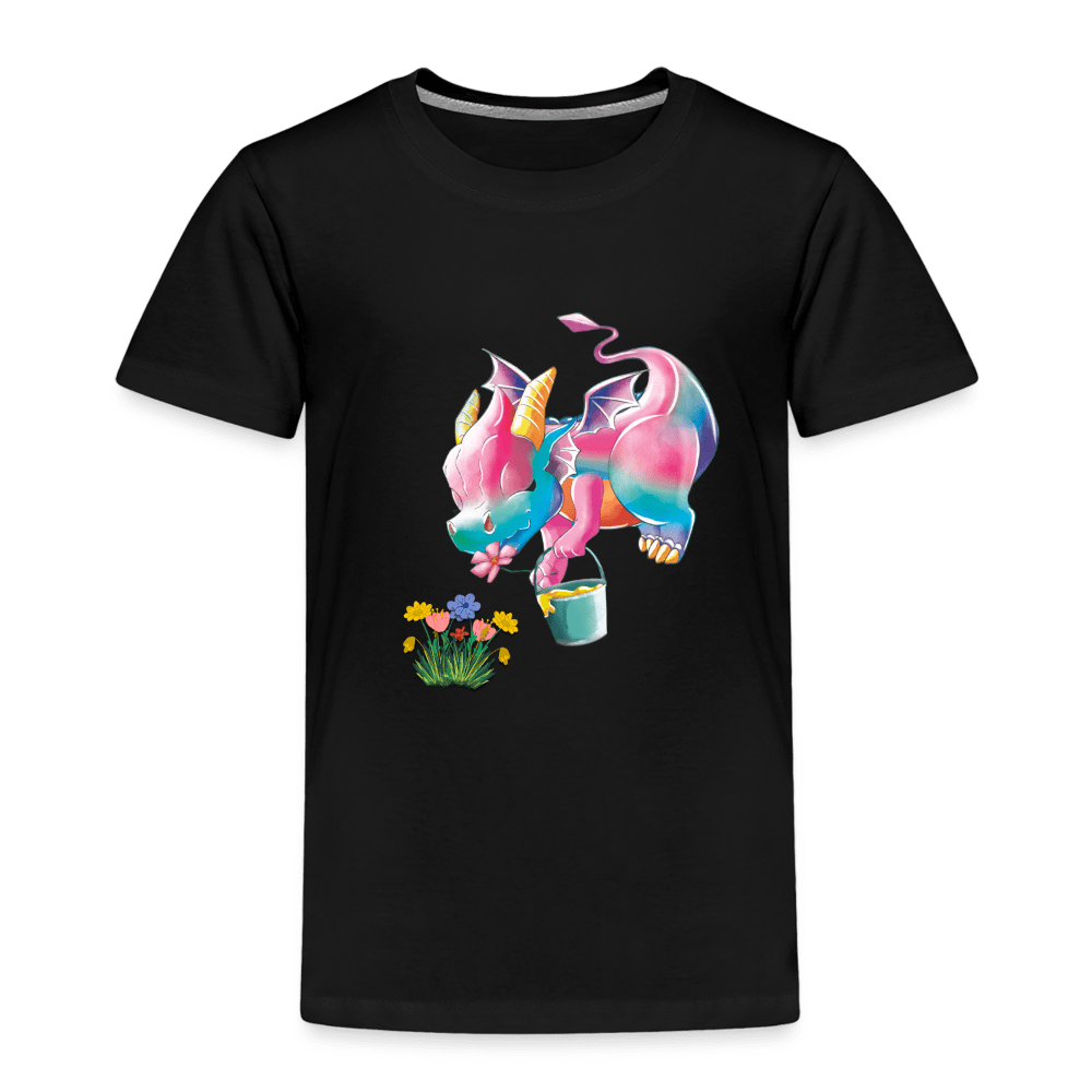 SPOD Kids' Premium T-Shirt | Spreadshirt 814 black / 98/104 (2 Years) Magical Meadows - Kaida's Pollinating - Kids' Premium T-Shirt