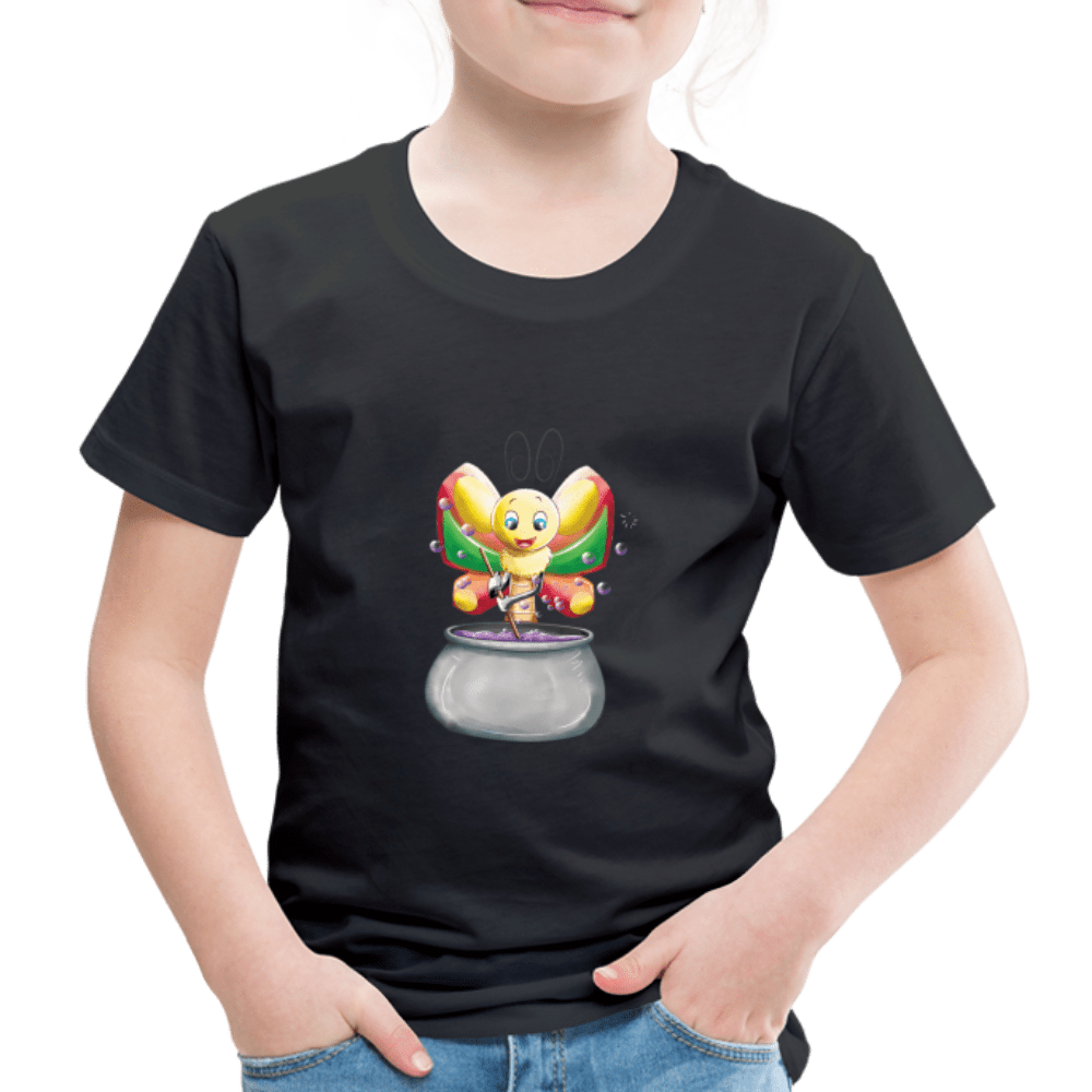 SPOD Kids' Premium T-Shirt | Spreadshirt 814 black / 98/104 (2 Years) Magical Meadows - Magic Butterfly - Kids' Premium T-Shirt