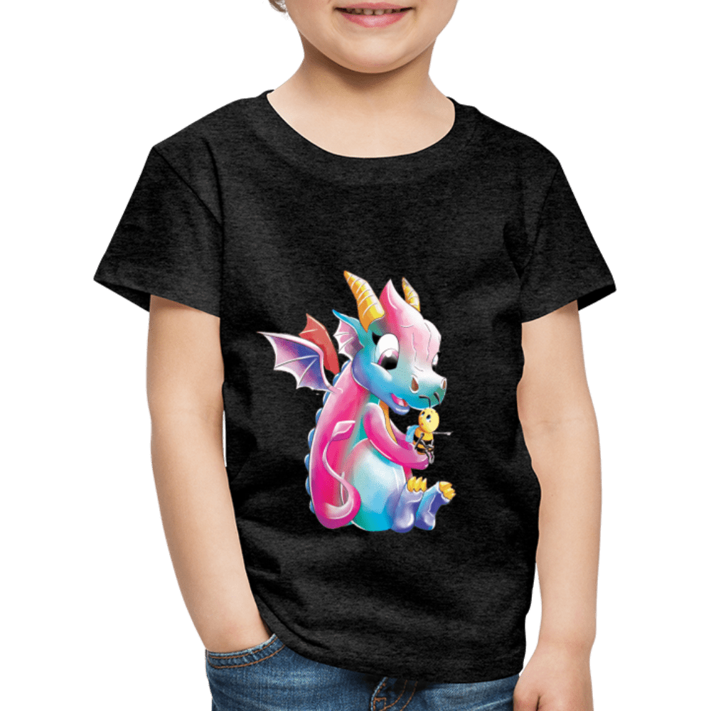SPOD Kids' Premium T-Shirt | Spreadshirt 814 charcoal grey / 98/104 (2 Years) Magical Meadows - Over there - Kids' Premium T-Shirt