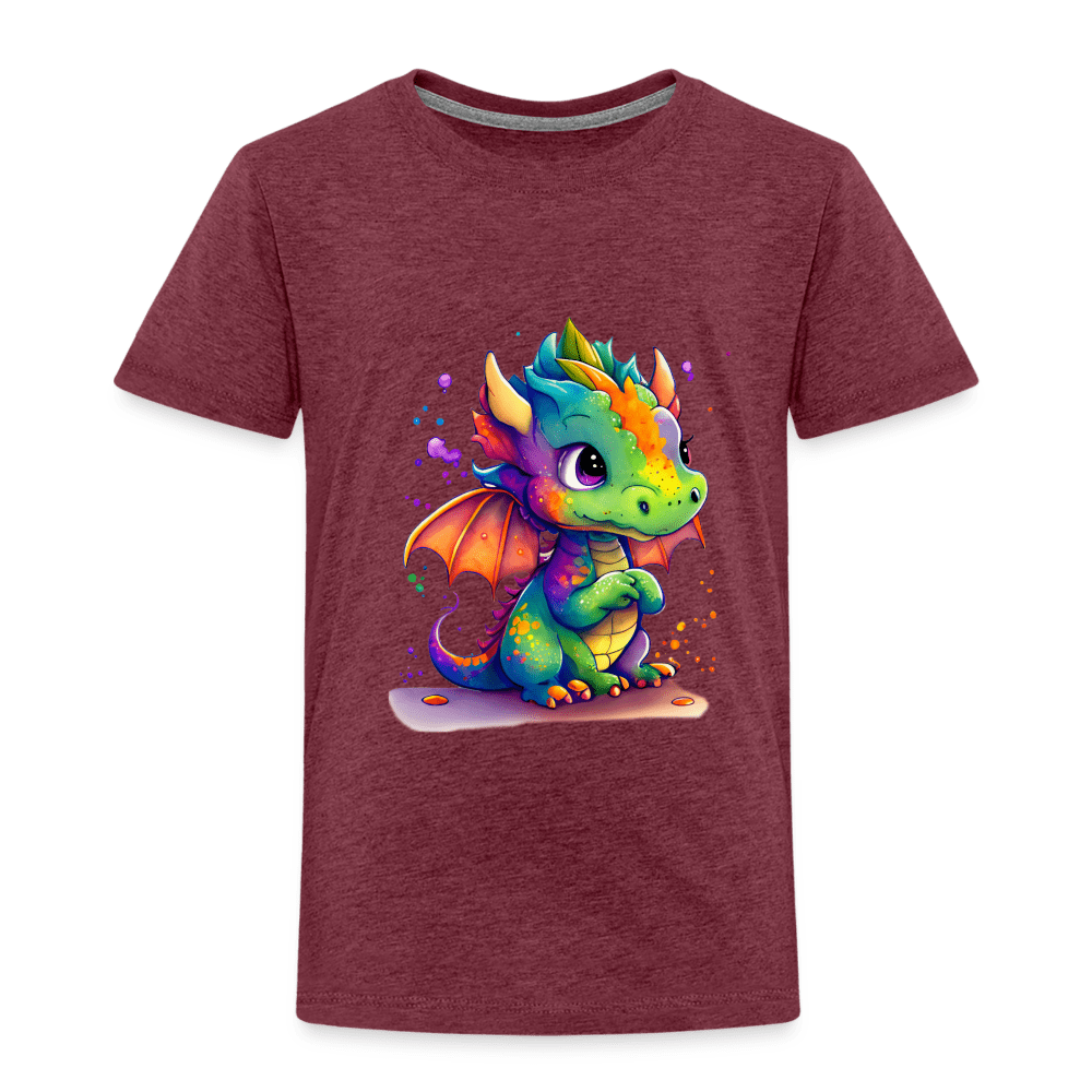 SPOD Kids' Premium T-Shirt | Spreadshirt 814 heather burgundy / 98/104 (2 Years) Kaida Brightscale (D2) Kids' Premium T-Shirt