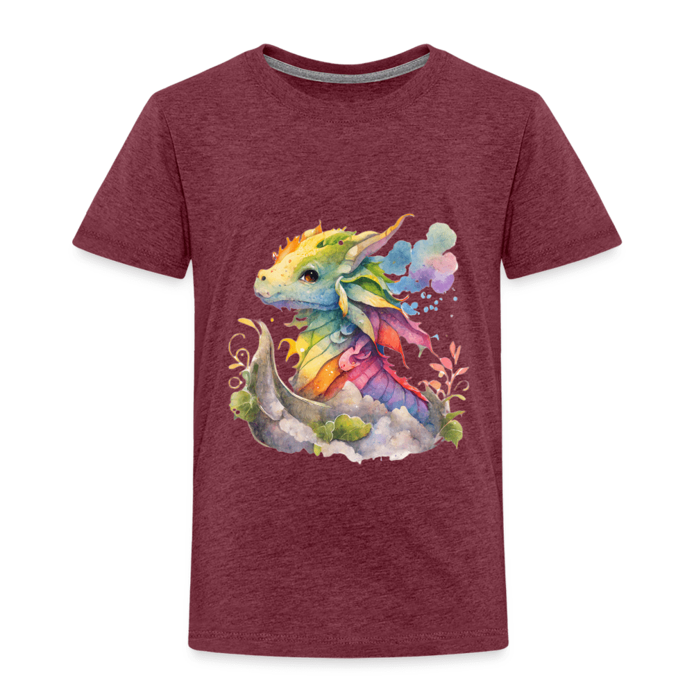 SPOD Kids' Premium T-Shirt | Spreadshirt 814 heather burgundy / 98/104 (2 Years) Kaida Brightscale (D3) Kids' Premium T-Shirt