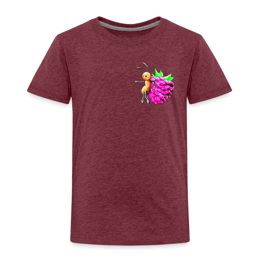 SPOD Kids' Premium T-Shirt | Spreadshirt 814 heather burgundy / 98/104 (2 Years) Magical Meadows - Ant and Berry - Kids' Premium T-Shirt