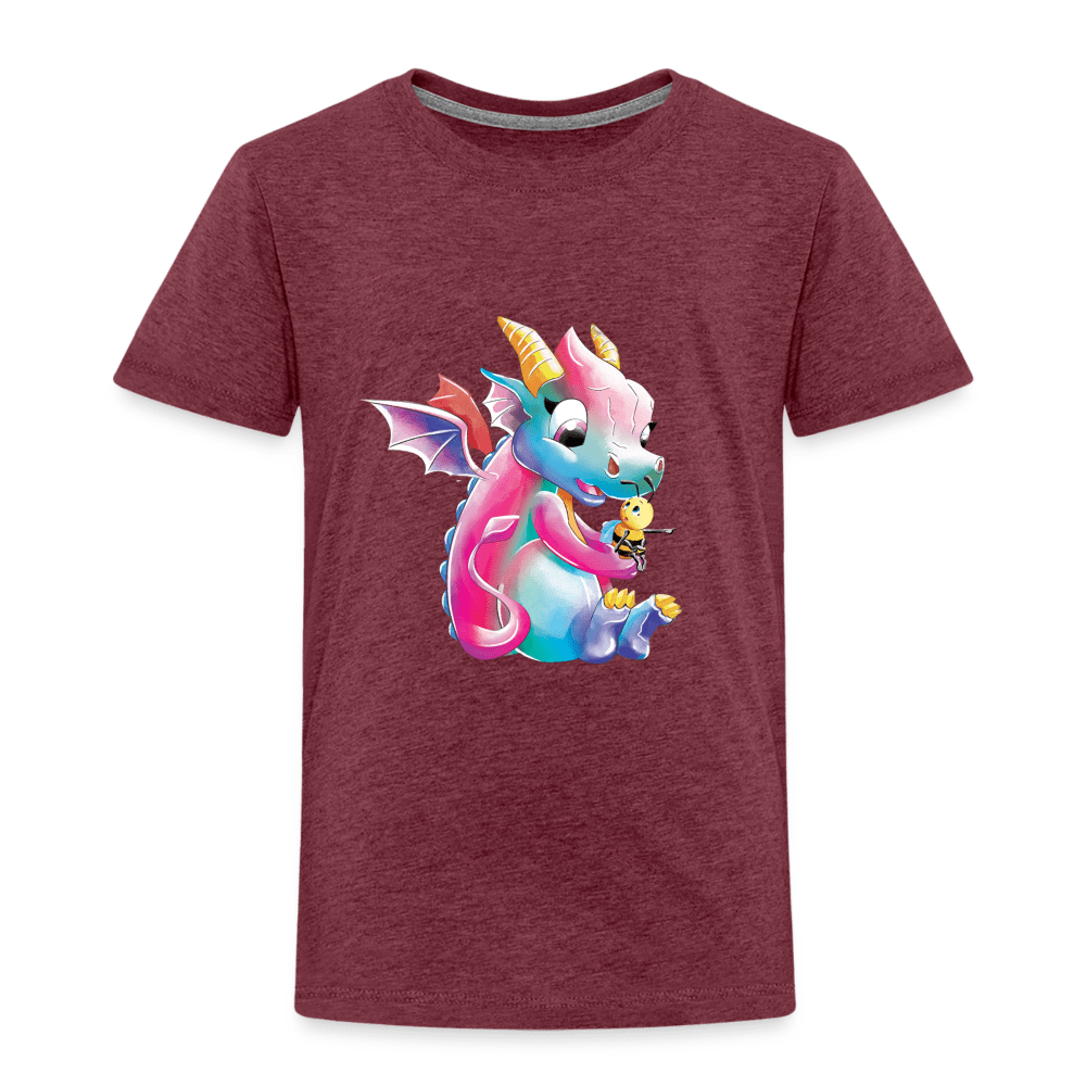 SPOD Kids' Premium T-Shirt | Spreadshirt 814 heather burgundy / 98/104 (2 Years) Magical Meadows - Over there - Kids' Premium T-Shirt