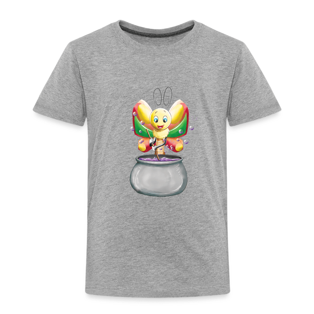 SPOD Kids' Premium T-Shirt | Spreadshirt 814 heather grey / 98/104 (2 Years) Magical Meadows - Magic Butterfly - Kids' Premium T-Shirt