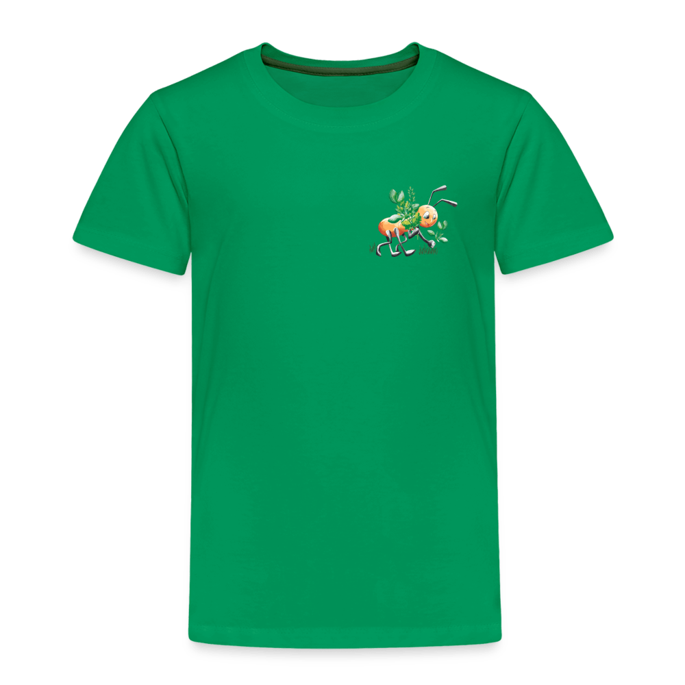 SPOD Kids' Premium T-Shirt | Spreadshirt 814 kelly green / 98/104 (2 Years) Magical Meadows - Hardworking Ant - Kids' Premium T-Shirt