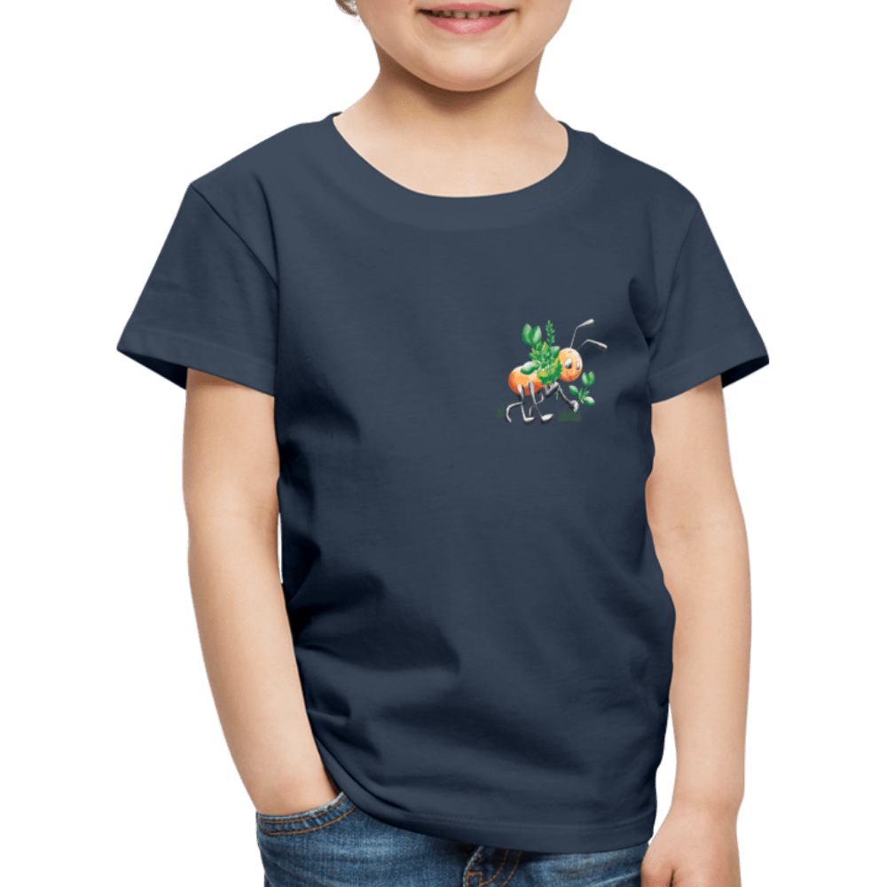 SPOD Kids' Premium T-Shirt | Spreadshirt 814 navy / 98/104 (2 Years) Magical Meadows - Hardworking Ant - Kids' Premium T-Shirt