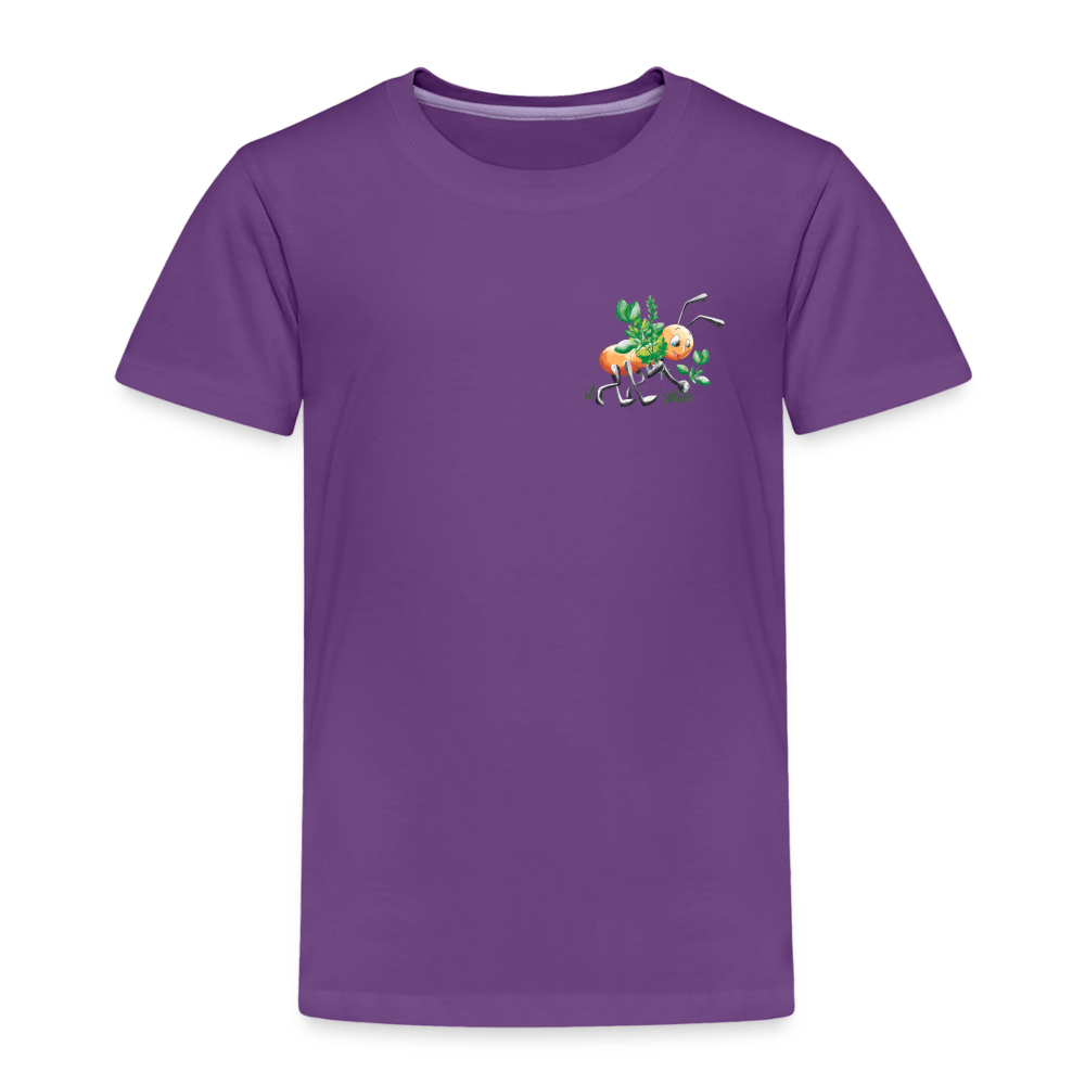 SPOD Kids' Premium T-Shirt | Spreadshirt 814 purple / 98/104 (2 Years) Magical Meadows - Hardworking Ant - Kids' Premium T-Shirt