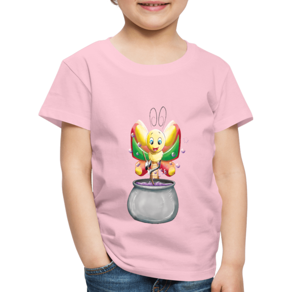 SPOD Kids' Premium T-Shirt | Spreadshirt 814 rose shadow / 98/104 (2 Years) Magical Meadows - Magic Butterfly - Kids' Premium T-Shirt