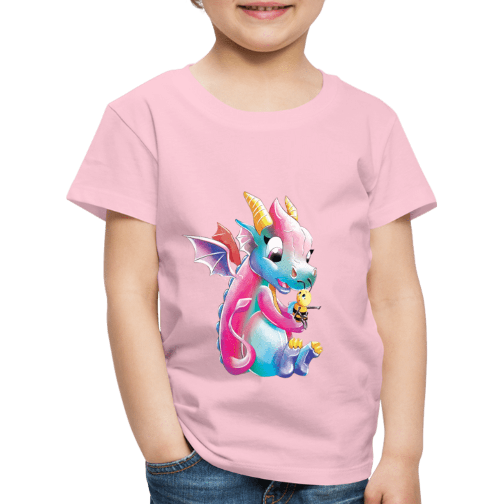 SPOD Kids' Premium T-Shirt | Spreadshirt 814 rose shadow / 98/104 (2 Years) Magical Meadows - Over there - Kids' Premium T-Shirt