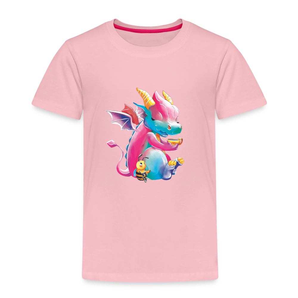 SPOD Kids' Premium T-Shirt | Spreadshirt 814 rose shadow / 98/104 (2 Years) Magical Meadows - Tea Break - Kids' Premium T-Shirt