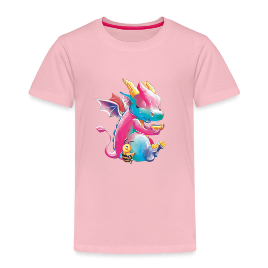 SPOD Kids' Premium T-Shirt | Spreadshirt 814 rose shadow / 98/104 (2 Years) Tea Time - Magical Meadows - Children's Premium T-Shirt