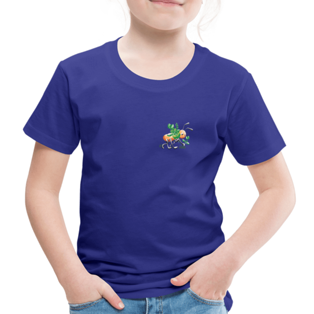 SPOD Kids' Premium T-Shirt | Spreadshirt 814 royal blue / 98/104 (2 Years) Magical Meadows - Hardworking Ant - Kids' Premium T-Shirt