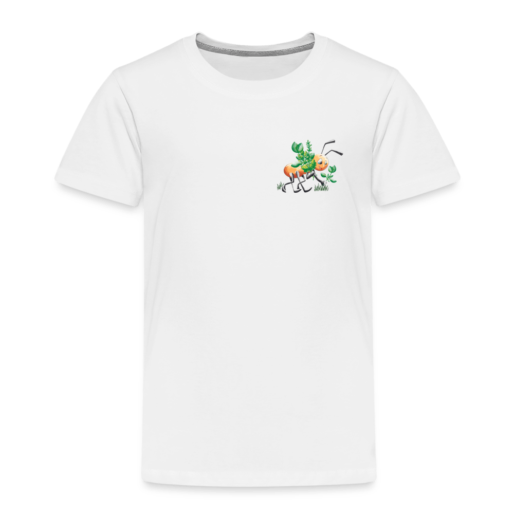 SPOD Kids' Premium T-Shirt | Spreadshirt 814 white / 98/104 (2 Years) Magical Meadows - Hardworking Ant - Kids' Premium T-Shirt