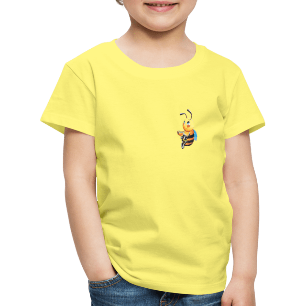 SPOD Kids' Premium T-Shirt | Spreadshirt 814 yellow / 98/104 (2 Years) Magical Meadows - Happy Bella - Kids' Premium T-Shirt