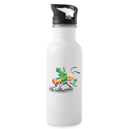 SPOD Water Bottle | Schulze white Magical Meadows - Hardworking Ant - Water Bottle