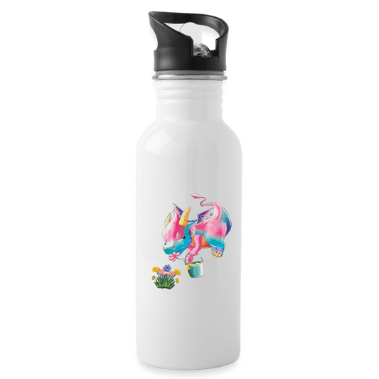 SPOD Water Bottle | Schulze white Magical Meadows - Kaida Pollinating - Water Bottle