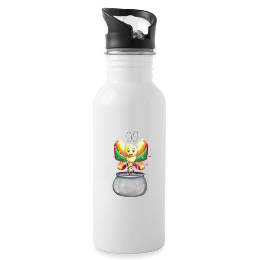 SPOD Water Bottle | Schulze white Magical Meadows - Magical Butterfly - Water Bottle