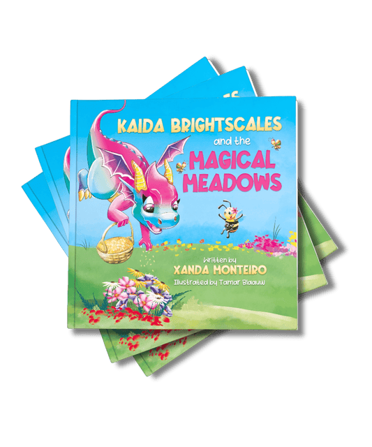 Xanda Monteiro Book Hardback Kaida Brightscales and the Magical Meadows - Hardcover