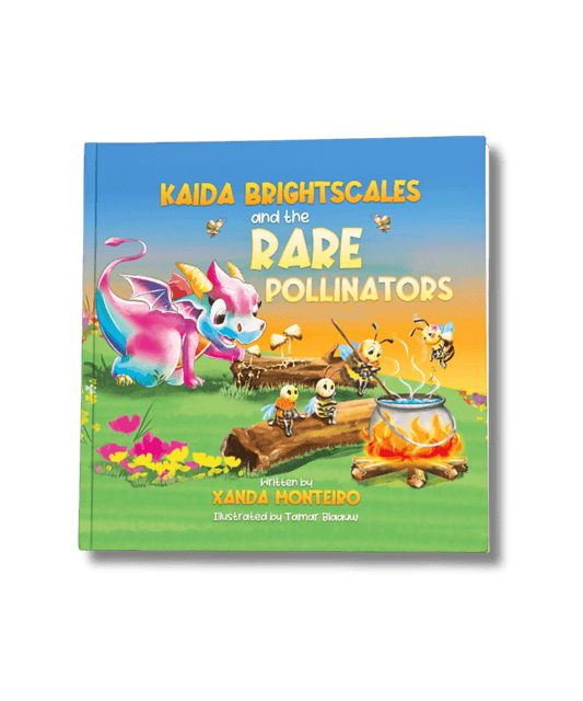 Xanda Monteiro Book Paperback Kaida Brightscales and the Rare Pollinators - Paperback